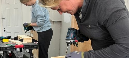 Beginners DIY Course in Bristol - Nailing it!